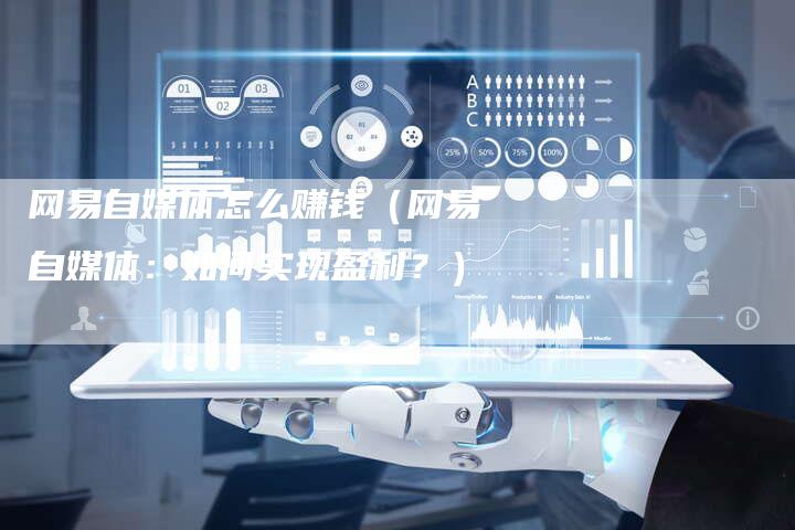 网易自媒体怎么赚钱（网易自媒体：如何实现盈利？）-直编软文营销网