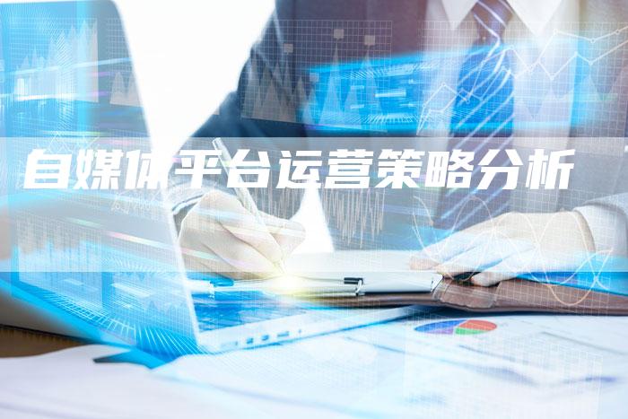 自媒体平台运营策略分析