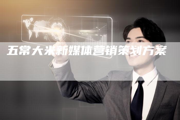 五常大米新媒体营销策划方案