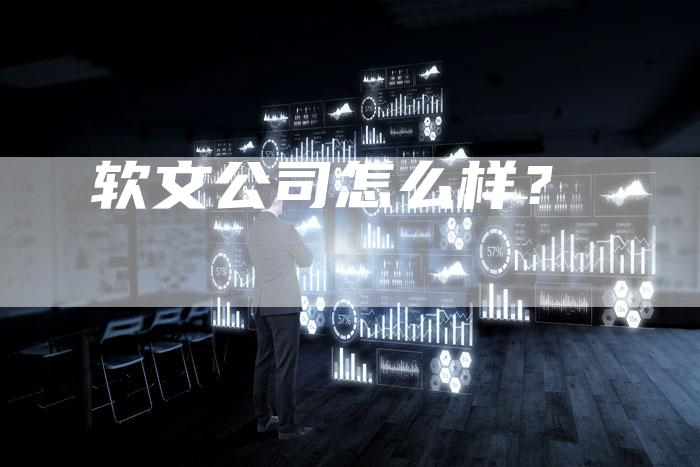 软文公司怎么样？