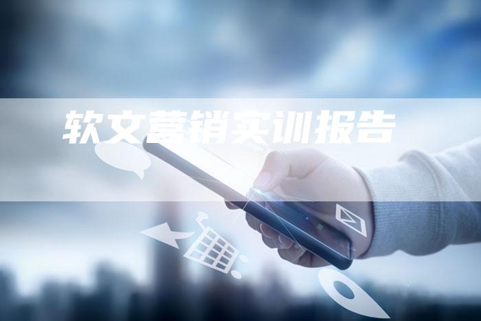 软文营销实训报告