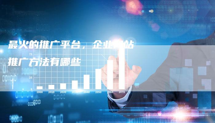 最火的推广平台，企业网站推广方法有哪些-直编软文营销网