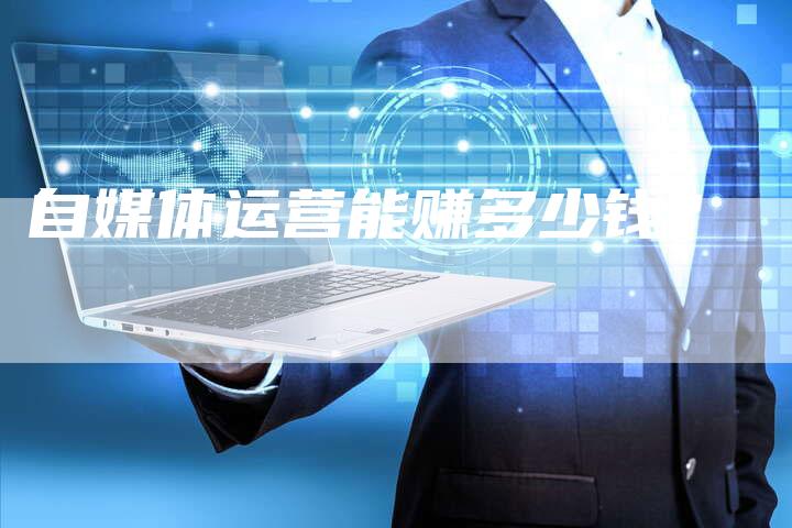 自媒体运营能赚多少钱？-直编软文营销网