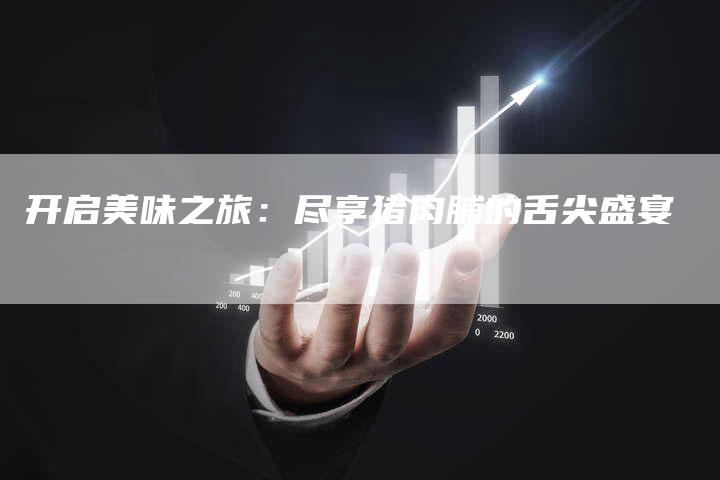 开启美味之旅：尽享猪肉脯的舌尖盛宴